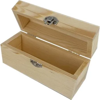 Dárková krabička EFCO Dřevěná krabička obdélníková 13x5x6cm