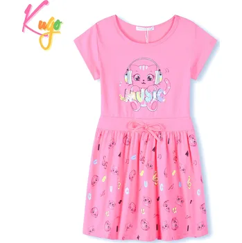 Dívčí šaty Dívčí šaty - KUGO MS1744, světle růžová Barva: Růžová, Velikost: 98