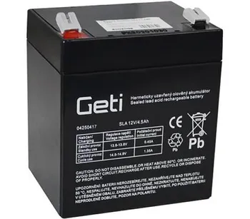 Trakční baterie Geti 04250417 12V 4,5Ah