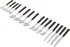 kempingový příbor Outwell Pouch Cutlery set šedý