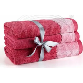 Utěrka Dante Sada ručníků Milano starorůžová - 70 x 140 cm, 2x 50 x 90 cm