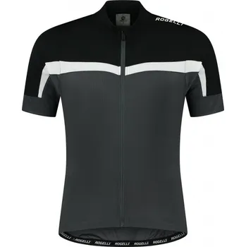 cyklistický dres Dres krátký pánský Rogelli COURSE šedo/černo/ bílý Velikost: XXL
