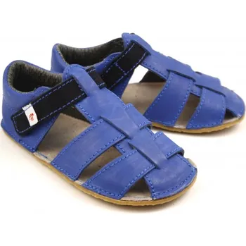Dívčí sandály Ef Barefoot sandálky Modrá EUR 26