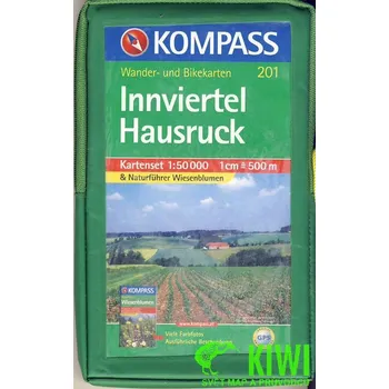 Kompass Innviertel Hausruck 1:50 t. set dvou map v pouzdře