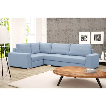 Obývací stěna FALCO Sedací souprava Toro L světle modrá