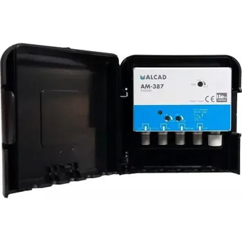 Anténní zesilovač Alcad AM - 387 zesilovač / FM / DAB-BIII / UHF / L