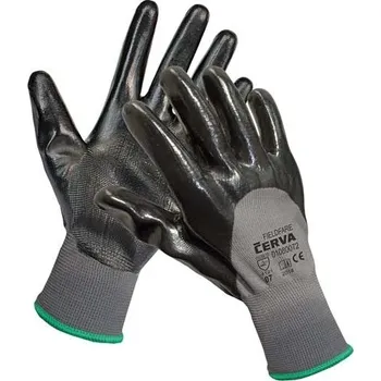 Pracovní rukavice ČERVA EXPORT IMPORT a.s. Pracovní rukavice FIELDFARE, nitril na dlani a prstech, vel. 8