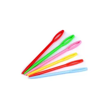 Plastové jehly tupé 70 a 90 mm - mix barev