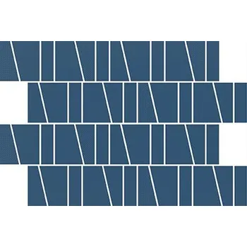 Obklad Zambezi blue trapeze mosaic - obkládačka mozaika 20x29,9 modrá WD942-015