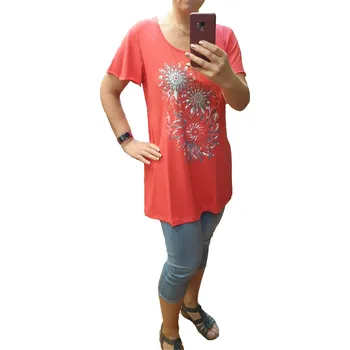 Dámské šaty Dámské minišaty Scharf coralové Size: 3XL