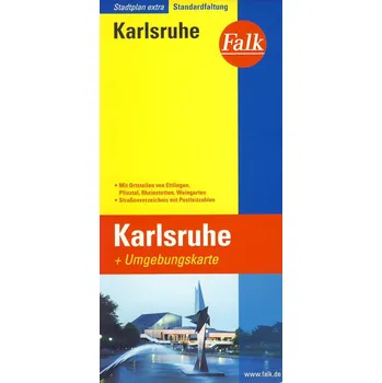 Falk vydavatelství plán Karlsruhe 1:20 t.