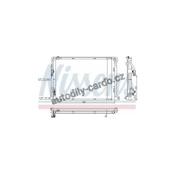 Chladič motoru Chladič klimatizace NISSENS 940422