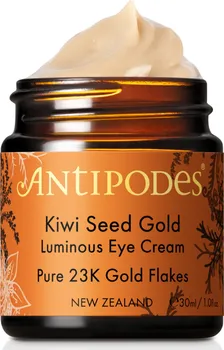 Péče o oční okolí Antipodes Kiwi Seed Gold Luminous Eye Cream 30 ml