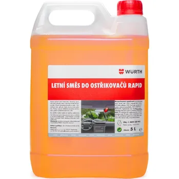 Směs do ostřikovače WÜRTH-Letní směs Rapid do ostřikovačů 5 litrů