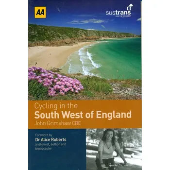 AA Publishing cykloprůvodce Cycling in South West England anglicky