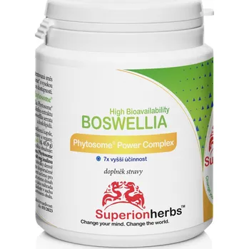 Přírodní produkt Superionherbs Boswellia 90 cps.