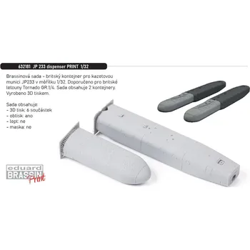 Plastikový model Eduard 1/32 JP 233 dispenser PRINT