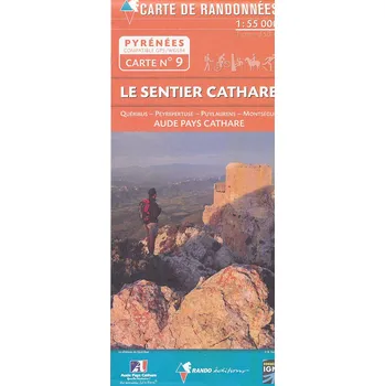 Geocenter/Bertelsmann distribuce mapa Pyrénées Le Sentier Cathare 1:55 t. č.9