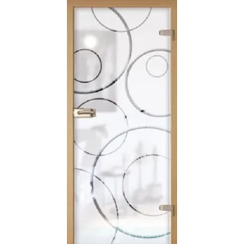 Interiérové dveře INVADO skleněné dveře INVADO AMBER 12