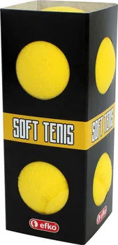 efko Pěnové míčky na soft tenis žluté 2 ks