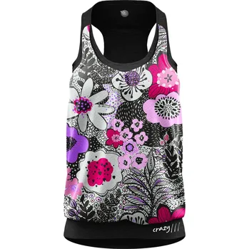 Dámské tričko Crazy Idea Top Break Woman doodles - XS