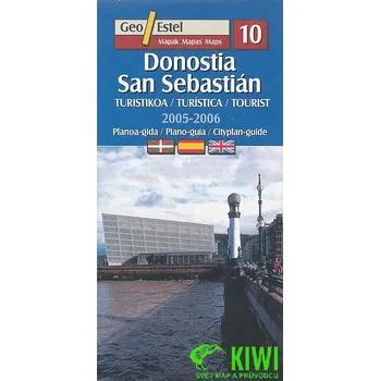Geoestel vydavatelství plán Donostia, San Sebastián 1:7,5 t.