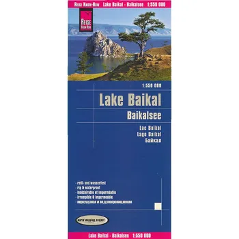 Reise Know-How Verlag mapa Baikalsee (Bajkal) 1:550 t. voděodolná