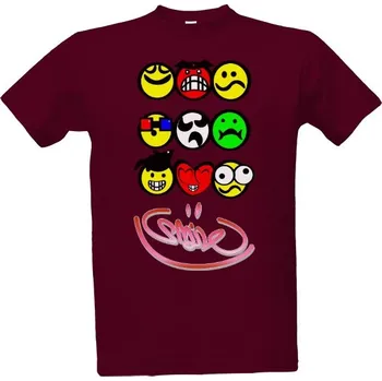 Pánská móda Tričko s potiskem SMILE Mashalesi Art Design pánské