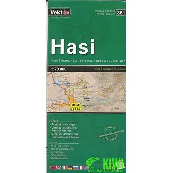 Vektor vydavatelství mapa Hasi 1:70 t. laminovaná