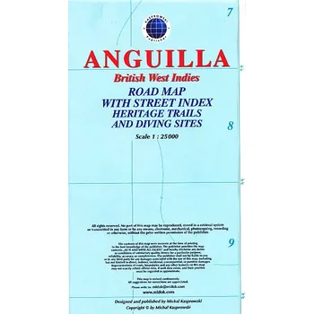 ITMB Publishing mapa Anguilla 1:25 t.