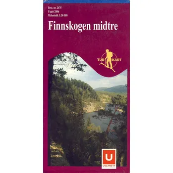 Nordeca vydavatelství mapa Finnskogen midtre 1:50 t.