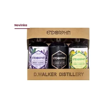 Gin Endorphin Gin, degustační sada 3 x 0,2l