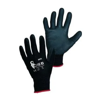 Pracovní rukavice Povrstvené rukavice BRITA černé, velikost rukavic velikost 8 Ostatní 31900385
