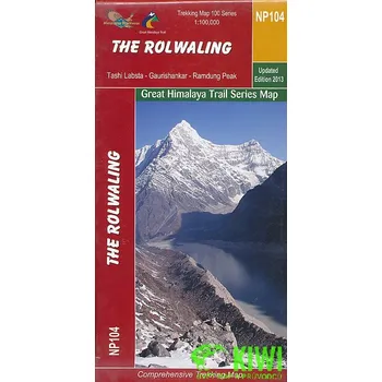 Nepa maps mapa The Rolwaling 1:100 t. laminovaná