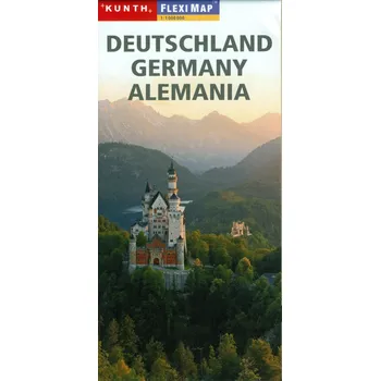 Kunth vydavatelství mapa Deutschland 1:1 mil. laminovaná