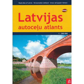 Jana Seta vydavatelství atlas Latvija 1:200 t. (Lotyšsko)