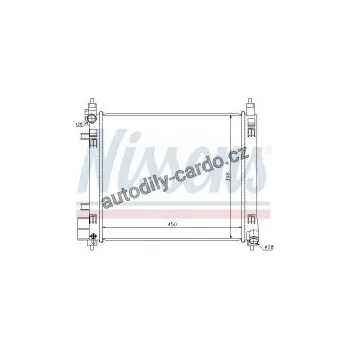 Chladič motoru Chladič motoru NISSENS 68720