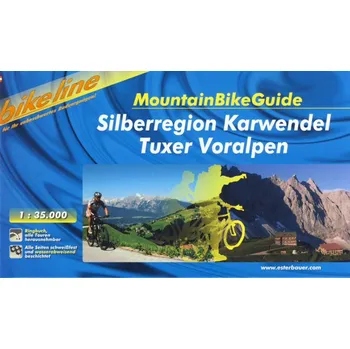 Esterbauer vydavatelství cykloprůvodce Silberregion Karwendel, Tuxer Voralpen 1:35 t., 1