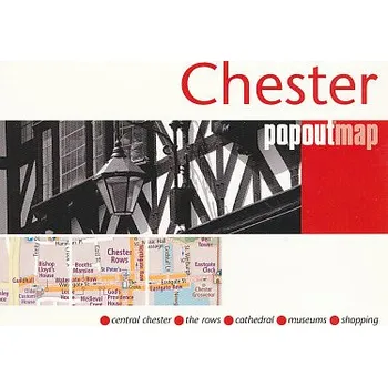 Berlitz plán Chester pop out map
