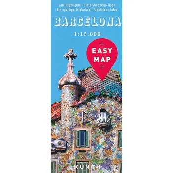 Kunth vydavatelství plán Barcelona 1:15 t. laminovaný