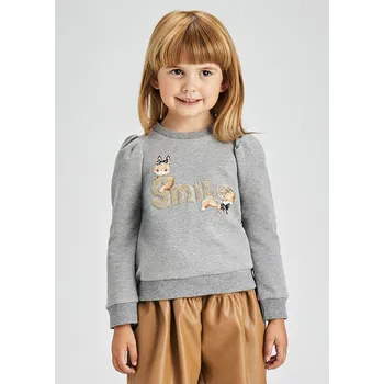 Dívčí mikina Dívčí tepláková mikina s nápisem Mayoral 4429 Velikost: 3 roky (98 cm)