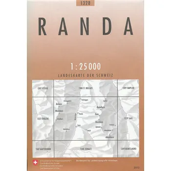 Swistopo vydavatelství mapa Randa 1:25 t. topografická