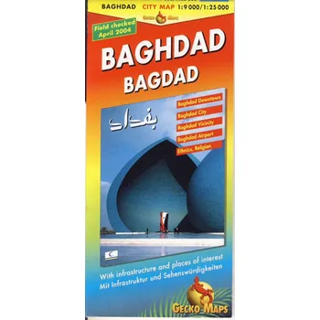 Cordee plán Baghdad 1:9 t.-1:25 t. Gecko map