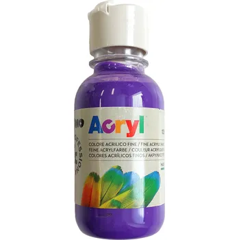 Vodová barva Akrylová barva PRIMO 125ml - fialová 400