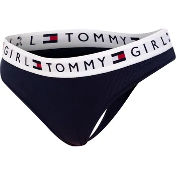 Kalhotky TOMMY HILFIGER DÁMSKÁ TANGA THONG NAVY UW0UW01572 416 Velikost: XS