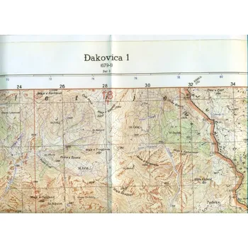 Balkan maps mix topografická mapa Jezerce 1:50 t. (Prokletije-Tropoje)