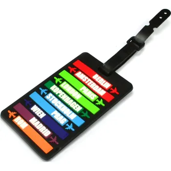 Příslušenství k zavazadlu Ostatní Jmenovka na kufry černá