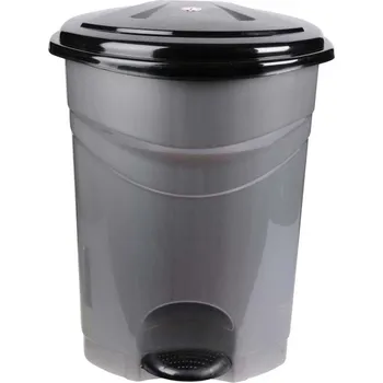 Odpadkový koš Koš odpadkový pedál 50L BEEHOME červená