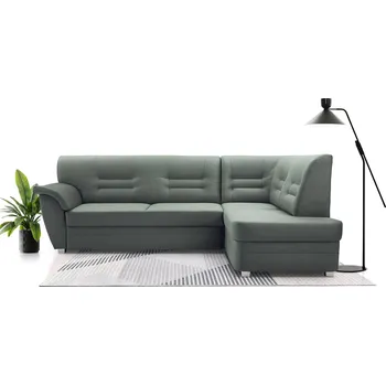 Obývací stěna FALCO Sedací souprava P Dornia šedo/zelená