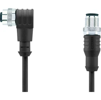 Escha AL-WWAK4.5-5-AL-WAS4.5/S370 upravený zástrčkový konektor pro senzory - aktory, 8044063, piny: 5, 5.00 m, 1 ks